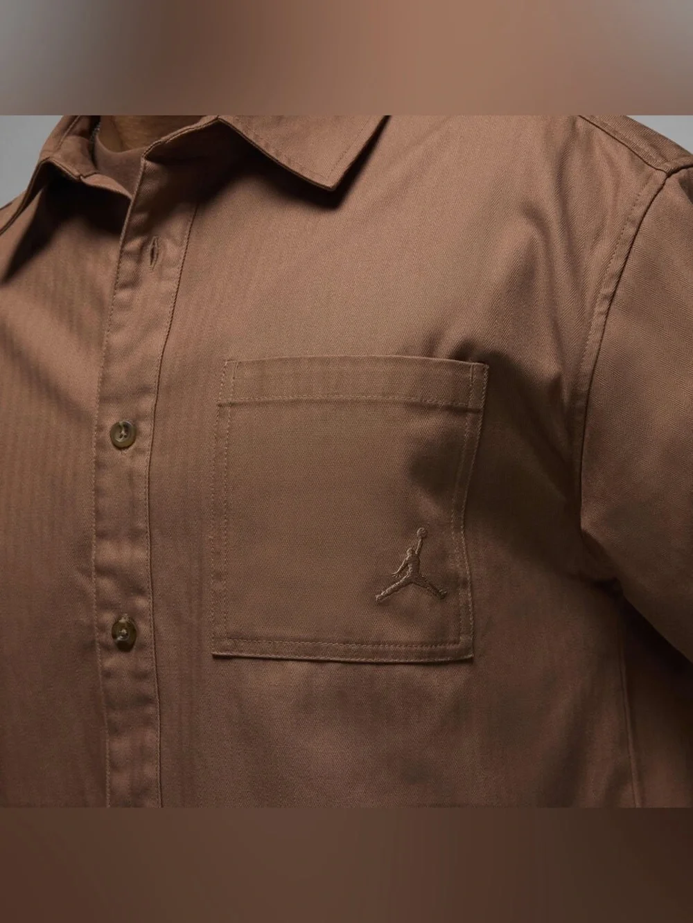 NEW Air Jordan Essentials Button Down‎ Long Sleeve Shirt